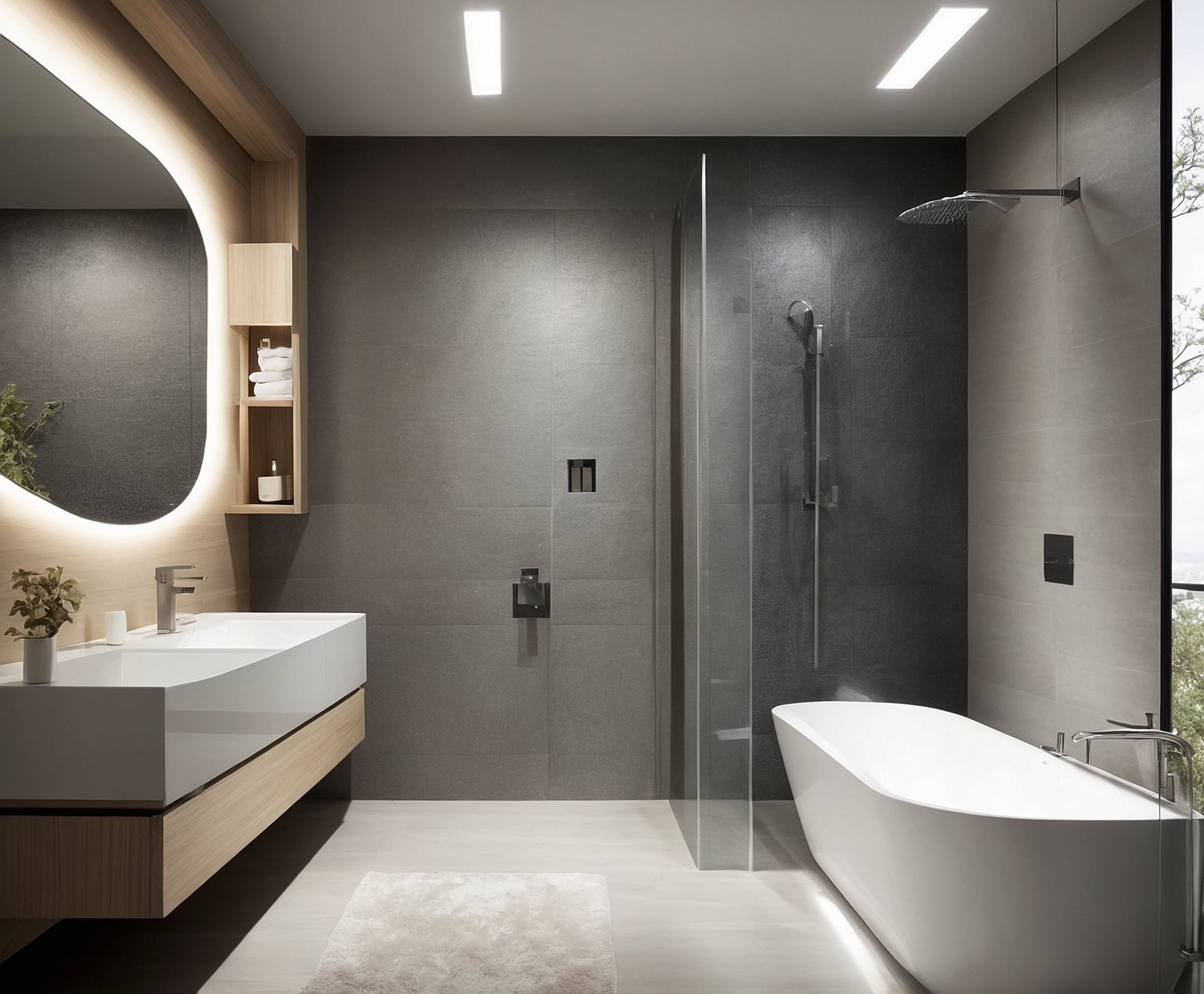 Reforma de baño moderno y funcional