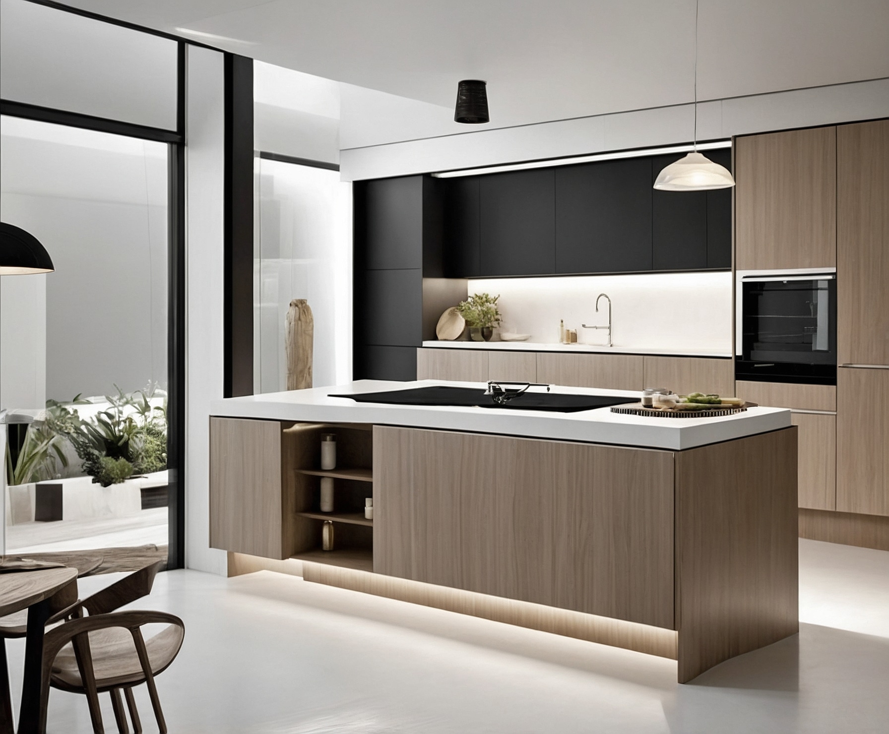 Cocina moderna con acabados de alta calidad.