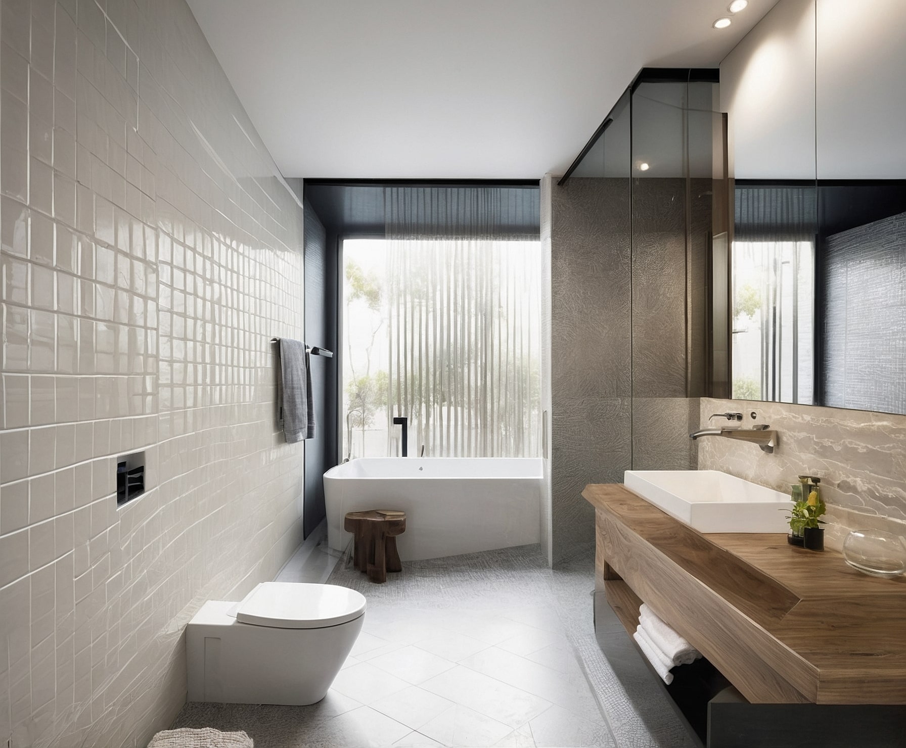 Renovación integral de baño moderno